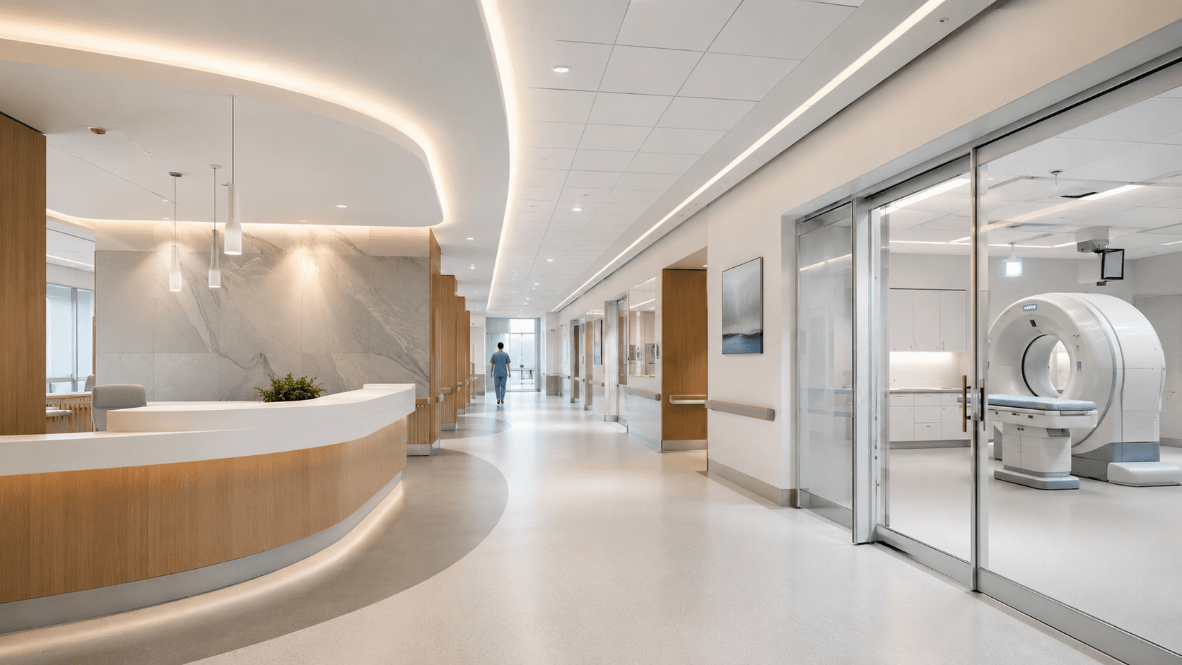Modern hospital and medical imaging environment
